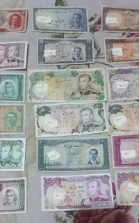 اسکناس های قدیمی نایاب و عالی فقط۱۶میلیون