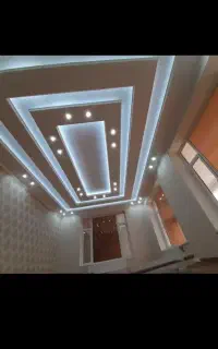 اجرای تخصصی کناف کاغذ دیواری تی وی وال رابیس کاری