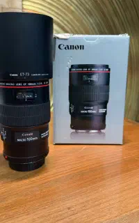 Canon EF 100mm F2.8 Macro USM  درحدنو با گارانتی