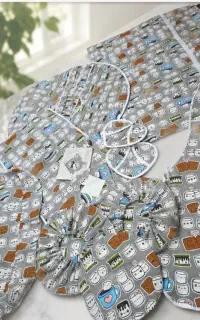 سرویس آشپزخانه، رو تختی، پرده