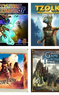 بازی فکری اورجینالTzolkinوwesternو game of thrones