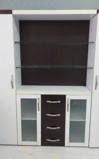 کتابخانه و ویترین و کمد  ام دی اف
