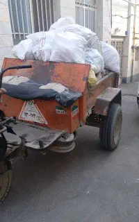 حمل مصالح ساختمانی و نخاله موتور سه چرخ و نیسان