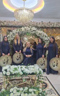 دف نوازان،، ساقدوشان ،،و باله های نورانی غوغا