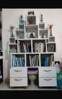 کتابخانه به همراه کشو