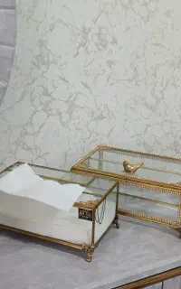 ست جا دستمال کاغذی و جای چاقوچنگال