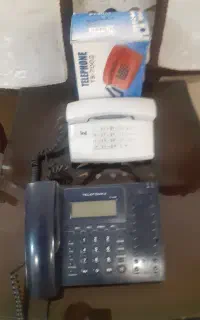 ۲ عدد تلفن رومیزی باسیم تمیز