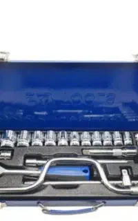 جعبه بکس 24پارچه سفید براق کروم سنگین فرزین