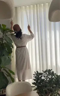 کلی پرده ار.زون حریر ساده درجه یک .متری ۱۹۵ ت