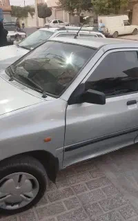 پراید نقره آبی دوگانه