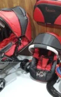 فروش ست کامل کالسکه و...بچه