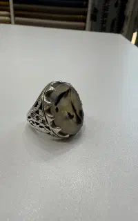 انگشتر شجریمنی نقره