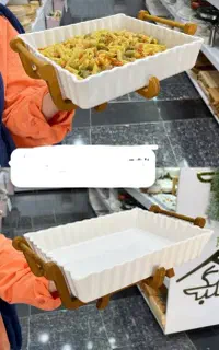 تارت مستطیل سرامیکی