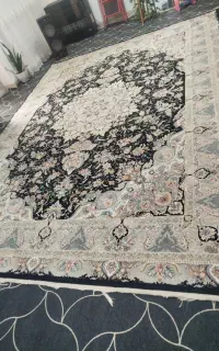 فرش ۱۲متری سرمه ای