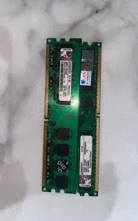 دو عدد رم 3gig