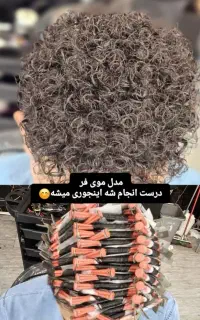فر مو شش ماهه،یکساله و رنگ مو آقایون (غرب تهران)