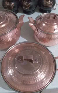 ست قابلمه مسی