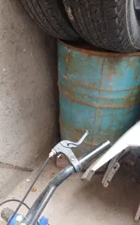 جاه سیگاری مغازه موبل دو عدد آتش خاموش کن