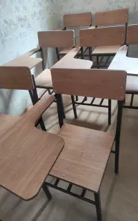 صندلی چوبی تک نفره اموزشی
