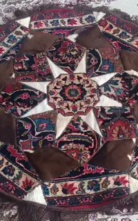 دو عدد فرش پوستی