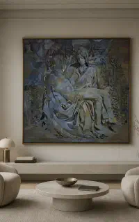 تابلو نقاشی رنگ روغن