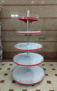 استند گرد استند کیکی قفسه ۵ طبقه