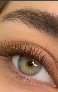اکستنشن مژه قهوه ای،خط چشمی و..+ لیفت ابرو690