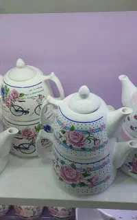 کتری قوری چینی سرامیکی
