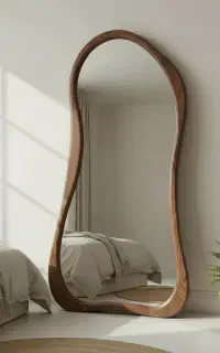آینه قدی چوبی مدل دفرمه