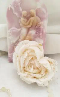 شمع دست‌ساز عقد و عروسی (سفارشی)