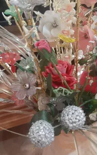 کوزه گل مصنوعی