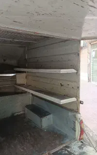 قفسه لوازم خانگی داخل اتاق پیکان وانت مسقف