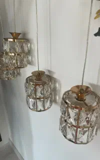 لوستر پله ای چهار شاخه