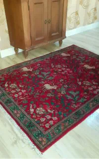 فرش دستبافت قالیچه دست‌بافت قدیمی و سنتی