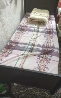 تخت فلزی ام دی آف با تشک دو عدد