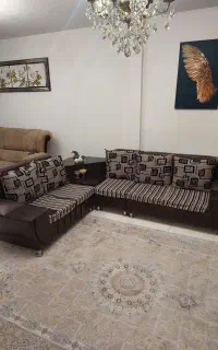 مبلمان ال راحتی ۵ نفره شکلاتی