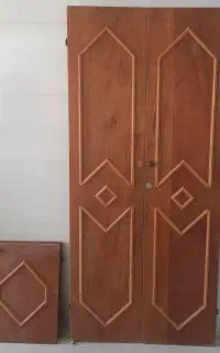 کمد دیواری دو درب بلند ودوتا کوچک بالا