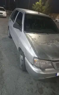 پراید 111نقره ایی متالیک