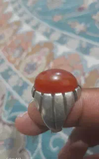 انگشتر  عقیق کهنه