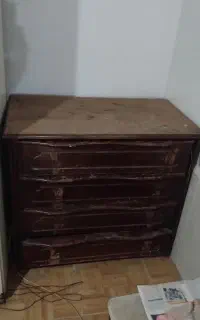 دراور تمام چوبی آینه دار