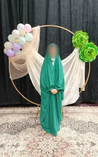 چادر رنگی سبز کله غازی نو و سالم