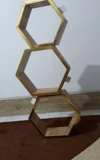 شلف شش ضلعی دکوری