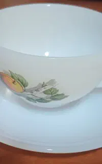 فروش فنجان و نعلبکی گل میوه لومینارک فرانسه