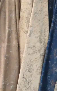 کاتینگ مخمل طلاکوب پرده طرح الیزه برای همکاران