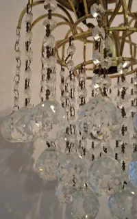 دو عدد لوستر کریستال
