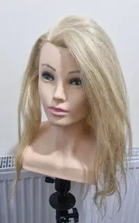 کله مانکن با موی طبیعی