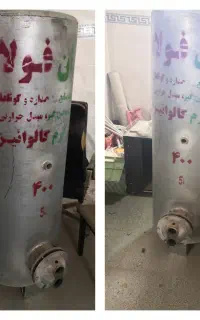 فروش منبع دوجداره کوئل دار نو 400 لیتری