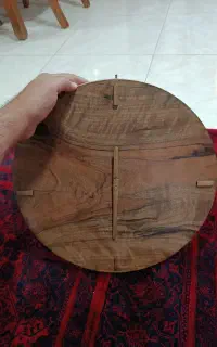 ساعت دیواری چوب گردو