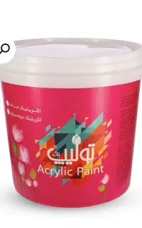 دو سطل رنگ پولیت الکریلیک مات درجه ۱