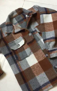 شکت پالتو تدی بارونی کاپشن جین